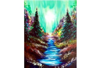 Paint Nite: Dark Forest Stream